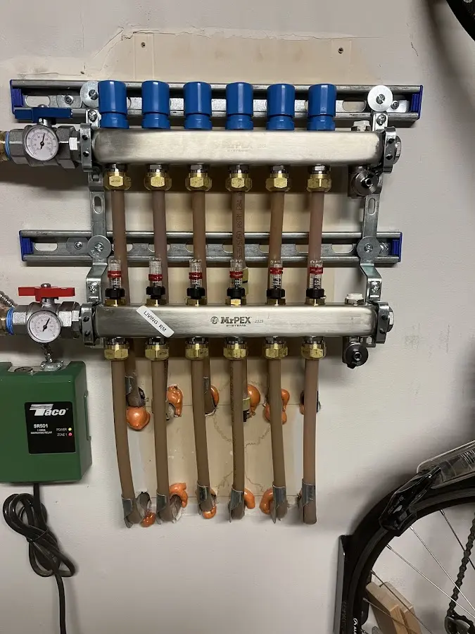 Plumber performing Gas Leak Detection at a residential property in Granite Falls